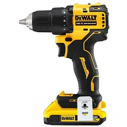 Дриль-шурупокрут безщітковий DeWalt XR Li-Ion 18В акб 2х2 А/год 65 Нм 450-1650 об/хв - мініатюра 4