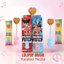Льодяник на паличці Music Audio Lollipop Сяо Нечжа 15г - мініатюра 5