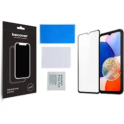 Захисне скло BeCover для Samsung Galaxy A14 4G SM-A145 / A14 5G SM-A146 Black (708953) - мініатюра 2