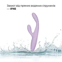 Тонкий кролик-вібратор Svakom Cici+ 2 Lilac, керування зі смартфона, підігрів до 38 °C - мініатюра 9