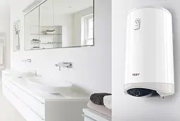 Водонагрівач Tesy Modeco Ceramic GCV 804724D C21 TS2RC 80 л, 2,4 кВт, "сухий" ТЕН, вертикальний, циліндричний, білий (304376) - мініатюра 5