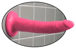 Фалоімітатор - Dillio 7" Slim Pink - мініатюра 3