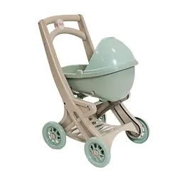 Коляска для ляльок з люлькою Doloni 0121/01eco бірюзовий