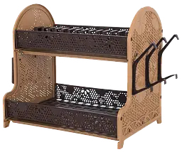 Сушка для посуду Violet House 0414 Ажур BROWN 28х40х38 см (7008631)