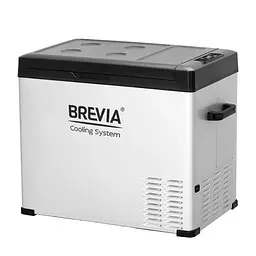 Холодильник автомобільний Brevia Однокамерний Компресорний LG 50л 12/24 В (22455)