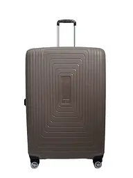 Валіза дорожня Гігант (XL) Поліпропілен Airtex 241 108л 75x52x32см Коричневий (Brown)