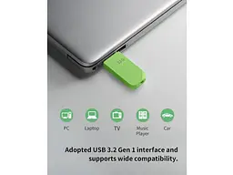 USB флеш накопичувач Acer 32 GB UP300 Green (BL.9BWWA.557) - мініатюра 3