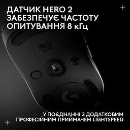 Комп'ютерна мишка Logitech G Pro 2 Lightspeed Wireless White (910-007302) - мініатюра 9