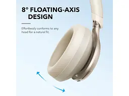 Навушники з мікрофоном ANKER SoundCore Space One Latte Cream (A3035G21) - мініатюра 6