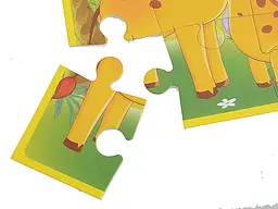 М'які пазли Vladi Toys Тварини зоопарку, укр. мова, 12 елементів (VT1103-45) - мініатюра 2