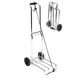 Візок господарський Bo-Camp Luggage Trolley Foldable 40 kg Silver (5267279), Сріблястий