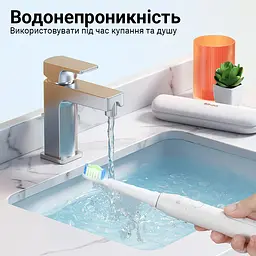 Електрична зубна щітка з насадками Bitvae D2 White - мініатюра 3