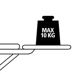 Прасувальна дошка Brabantia Ironing Tables 124x38 см біла (108860) - мініатюра 7