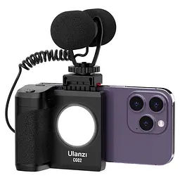 Тримач для телефона Ulanzi Vijim Smartphone Camera Grip With Fill Light UV-3282A CG-02 Black - мініатюра 4