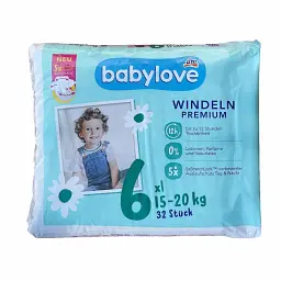Підгузники Babylove Premium 6 XXL (15-20 кг) 32 шт