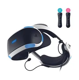 Окуляри віртуальної реальності Sony PlayStation VR для PS4 і PS5 CUH-ZVR2 + Move 2 шт + гарантія Б/В