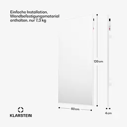 Інфрачервона нагрівальна панель Klarstein Wonderwall Air Smart 770 (10045443) - мініатюра 2
