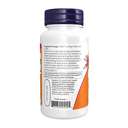 Вітамін E зі змішаними токоферолами Now Foods Vitamin E-1000 Mixed Tocopherols 50 софтгель - мініатюра 3