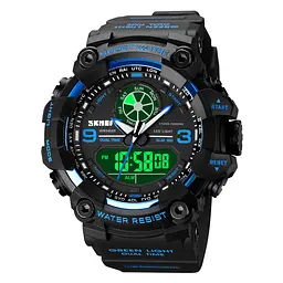 Наручний годинник чоловічий Skmei 1818 Blue, 1818BU (12268) - мініатюра 2