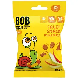 Натуральные снеки для детей Bob Snail Мультифруктовые 40 г