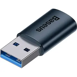 Перехідник USB 3.1 M to USB-C F blue Baseus (ZJJQ000103) - мініатюра 5