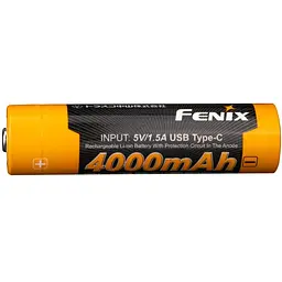 Акумулятор Fenix ARB-L18-4000U 18650 Type-C - мініатюра 5