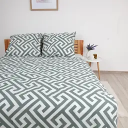 Постільна білизна ТЕП Happy Sleep Duo Labyrinth ранфорс євро сіра - мініатюра 3