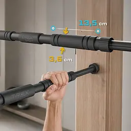 Турнік регульований Trex Sport TX-010PB 60-100см чорний - мініатюра 7