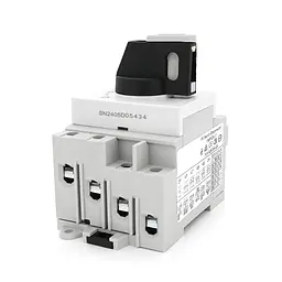 Поворотний вимикач зовнішнього монтажу HGN4-L1-25, DC1000V, 25A, 2P, IP66, Grey - мініатюра 4