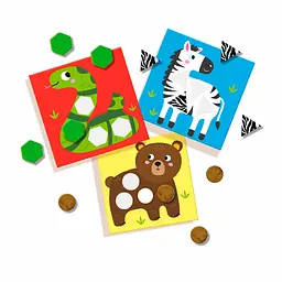 Набір для занять мозаїкою Ses Creative My first Мої перші сенсорні картки (14483S) - мініатюра 2
