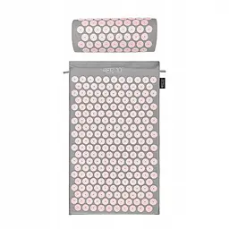 Килимок акупунктурний 4FIZJO Аплікатор Кузнєцова з валиком 72 x 42 см Grey/Pink 4FJ0287 (P-5907739313287) - мініатюра 7