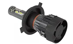LED лампи автомобільні H4 FORT F2 радіатор+кулер 4000Lm/CSP/30W/5000K/IP65/9-16V 2 шт - мініатюра 4