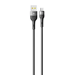 Кабель для зарядки USB Ridea RC-XS51 X-Silicone USB-MicroUSB 60W 20V/3A 1.2 м Черный - миниатюра 2