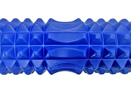 Масажний ролик EasyFit Grid Roller 45 см v.2.2 Синій (EF-2028-BL) - мініатюра 2