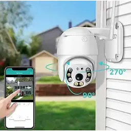 Вулична поворотна IP камера відеоспостереження Digital Wi-Fi N3 6913 - 2mp ICSee - мініатюра 5