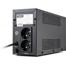Пристрій безперебійного живлення Vinga LED 600VA metal case (VPE-600M) - мініатюра 3