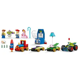 Конструктор LEGO Disney Pixar Святкування з Історії Іграшок: потяг і авто для перегонів 206 деталей (43264) - мініатюра 10