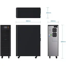ДБЖ Marsriva MR-US6K, 6кВА/6кВт, 1:1 phase, Smart Online UPS, 16x12V/9Ah - мініатюра 4
