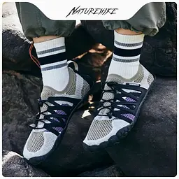 Швидковисихаючі сітчасті черевики Naturehike CYY2321IA010, розмір 43-44, чорні - мініатюра 5
