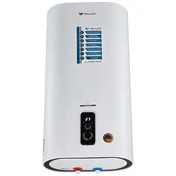 Водонагрівач Willer Grand Digital 2 кВт, сухий ТЕН, 80 л, прямокутний, вертикальний, білий (EV80DRI)
