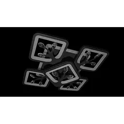 LED люстри Linisoln 8859/4+1bk Color LED
