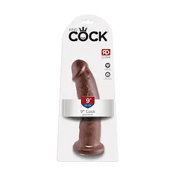 Фалоімітатор King Cock 9" 22.9 см коричневий - мініатюра 2