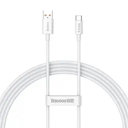 Кабель Baseus Superior Series Fast Charging Data Cable USB для Type-C 100W 1.5m Moon Білий