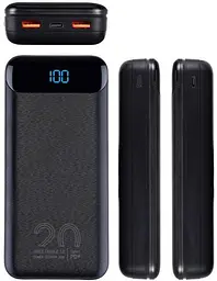Зовнішній акумулятор Rivacase Rivapower 20000 mAh VA2580 - мініатюра 2