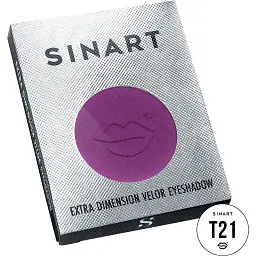 Пресовані тіні для повік Sinart Extra Dimension Velor Eyeshadow T21 1.5 г - мініатюра 3