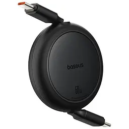 Дата кабель Baseus Free2Pull Mini Retractable Type-C to Type-C 60W (1m) (P10364500) Cluster Black - мініатюра 3