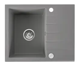 Кухонна мийка гранітна Rea North grey ZLE-00128, Сірий - мініатюра 9