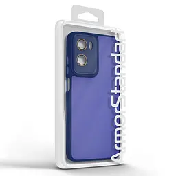 Защитный чехол для Motorola G05/E15, синий, ShadeX, противоударный, матовый, панель PC+TPU, защита всего корпуса, амортизация ударов при падении, ArmorStandart (ARM83015) - мініатюра 3