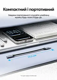 Аудіоадаптер Vention зі штекера USB-C на гніздо 3,5 мм з ЦАП DAC 16 біт 48 кГц з підтримкою дзвінків через гарнітуру TRRS з підтримкою пульта гарнітури залежно від телефона для навушників TRS та гарнітур OMTP і CTIA з бавовняним обплетенням кабелю з кабелем 0,15 м сірий (BIMHB) - мініатюра 7
