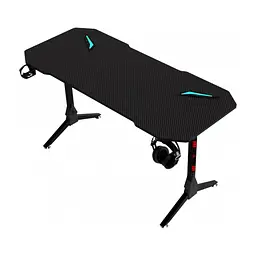 Комп'ютерний стіл GT Racer T-1211 Black (T-1211 (120x60x73) Black) - мініатюра 3